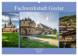 Fachwerkstadt Goslar (Wandkalender 2024 DIN A2 quer), CALVENDO Monatskalender von Gierok,  Steffen