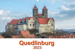 Fachwerkstadt Qudlinburg (Wandkalender 2023 DIN A2 quer) von Artist Design,  Magik, Gierok,  Steffen