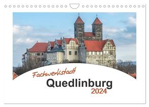 Fachwerkstadt Qudlinburg (Wandkalender 2024 DIN A4 quer), CALVENDO Monatskalender von Gierok ; Magik Artist Design,  Steffen