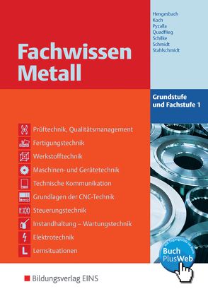 Fachwissen Metall von Hengesbach,  Klaus, Koch,  Fritz, Pyzalla,  Georg, Quadflieg,  Walter, Schilke,  Werner, Schmidt,  Johannes, Stahlschmidt,  Holger