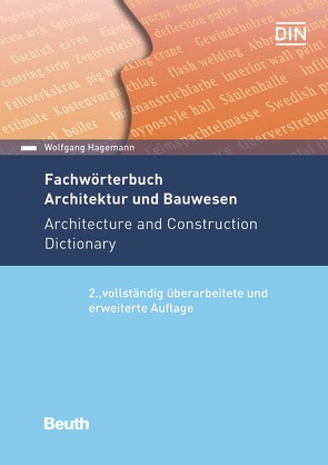 Fachwörterbuch Architektur und Bauwesen – Buch mit E-Book von Hagemann,  Wolfgang