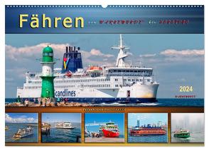 Fähren – von Warnemünde bis Hongkong (Wandkalender 2024 DIN A2 quer), CALVENDO Monatskalender von Roder,  Peter