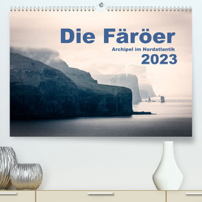 Färöer Archipel im Nordatlantik (Premium, hochwertiger DIN A2 Wandkalender 2023, Kunstdruck in Hochglanz) von Klauß,  Kai-Uwe