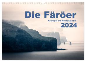 Färöer Archipel im Nordatlantik (Wandkalender 2024 DIN A3 quer), CALVENDO Monatskalender von Klauß,  Kai-Uwe