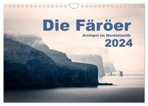 Färöer Archipel im Nordatlantik (Wandkalender 2024 DIN A4 quer), CALVENDO Monatskalender von Klauß,  Kai-Uwe