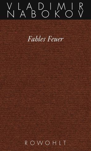 Fahles Feuer von Friesel,  Uwe, Nabokov,  Vladimir, Zimmer,  Dieter E.