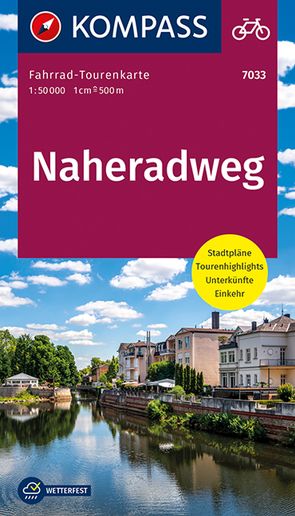 KOMPASS Fahrrad-Tourenkarte Naheradweg 1:50.000 von KOMPASS-Karten GmbH