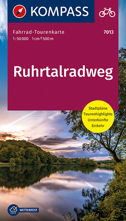 KOMPASS Fahrrad-Tourenkarte Ruhrtalradweg 1:50.000 von KOMPASS-Karten GmbH