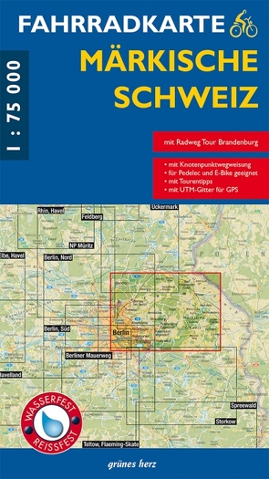 Fahrradkarte Märkische Schweiz