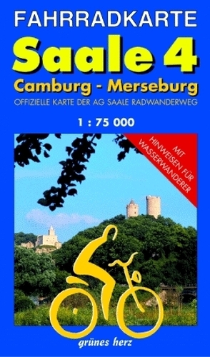 Fahrradkarte Saale 4: Camburg–Merseburg von Gebhardt,  Lutz