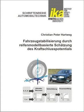 Fahrstabilisierung durch reifenmodellbasierte Schätzung des Kraftschlusspotentiaals von Hartweg,  Christian Peter