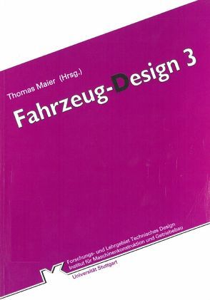 Fahrzeug-Design 3 von Maier,  Thomas