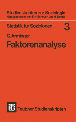 Faktorenanalyse von Arminger,  G.