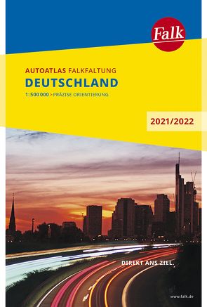 Falk Autoatlas Falkfaltung 2021/2022 Deutschland 1:500.000