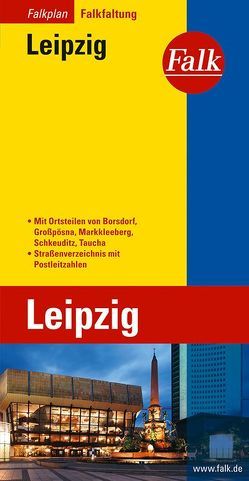 Falk Stadtplan Falkfaltung Leipzig 1:22.500