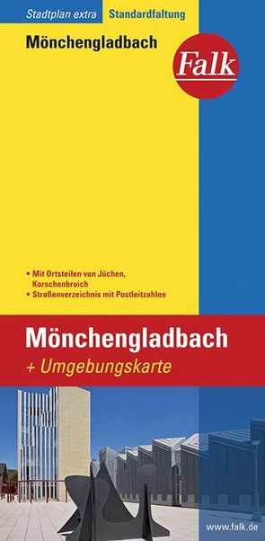 Falk Stadtplan Extra Mönchengladbach 1:19.500