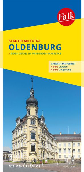 Falk Stadtplan Extra Oldenburg 1:17.500