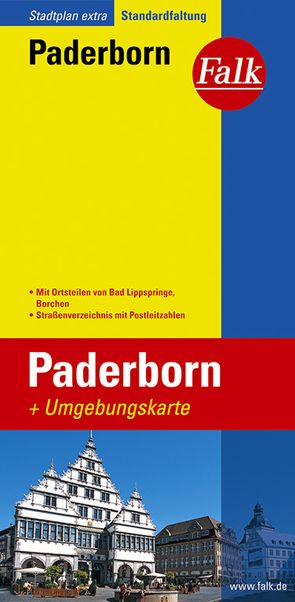 Falk Stadtplan Extra Paderborn 1:20.000