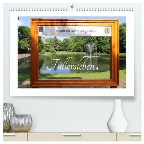 Fallersleben. (hochwertiger Premium Wandkalender 2024 DIN A2 quer), Kunstdruck in Hochglanz von L. Heinrich,  Jens