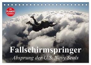 Fallschirmspringer. Absprung der U.S. Navy Seals (Tischkalender 2024 DIN A5 quer), CALVENDO Monatskalender von Stanzer,  Elisabeth