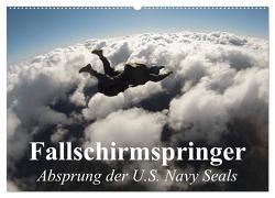 Fallschirmspringer. Absprung der U.S. Navy Seals (Wandkalender 2024 DIN A2 quer), CALVENDO Monatskalender von Stanzer,  Elisabeth