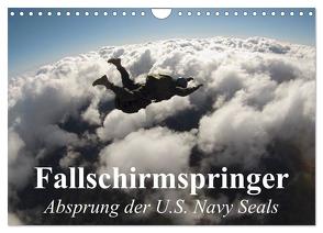 Fallschirmspringer. Absprung der U.S. Navy Seals (Wandkalender 2024 DIN A4 quer), CALVENDO Monatskalender von Stanzer,  Elisabeth