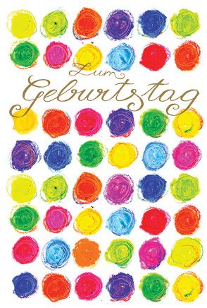 Faltkarte „Zum Geburtstag“ – 5er Pack