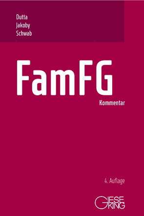 FamFG von Dutta,  Anatol, Jacoby,  Florian, Schwab,  Dieter