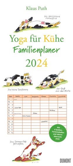 Familienkal. 2024 Yoga für Kühe von Puth,  Klaus