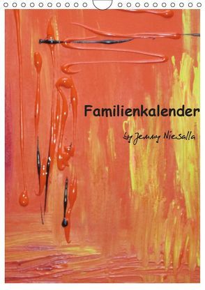 Familienkalender (Wandkalender 2019 DIN A4 hoch) von Niesalla,  Jenny