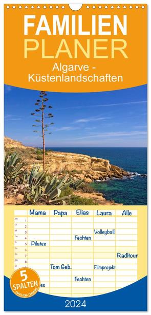 Familienplaner 2024 – Algarve – Küstenlandschaften mit 5 Spalten (Wandkalender, 21 x 45 cm) CALVENDO von Kolfenbach,  Klaus