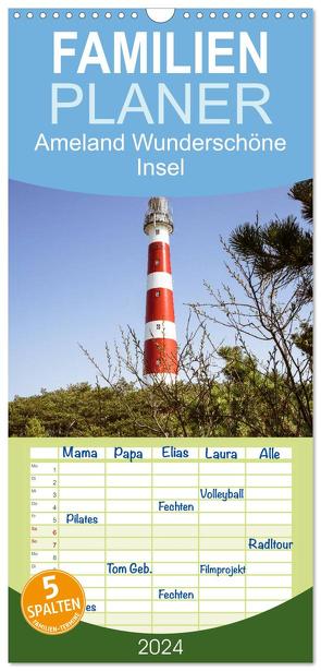 Familienplaner 2024 – Ameland Wunderschöne Insel mit 5 Spalten (Wandkalender, 21 x 45 cm) CALVENDO von Herzog,  Gregor