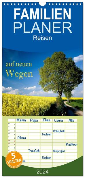 Familienplaner 2024 – Auf neuen Wegen mit 5 Spalten (Wandkalender, 21 x 45 cm) CALVENDO von Pfleger,  Hans