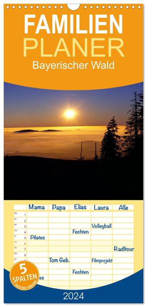 Familienplaner 2024 – Bayerischer Wald mit 5 Spalten (Wandkalender, 21 x 45 cm) CALVENDO von Matheisl,  Willy