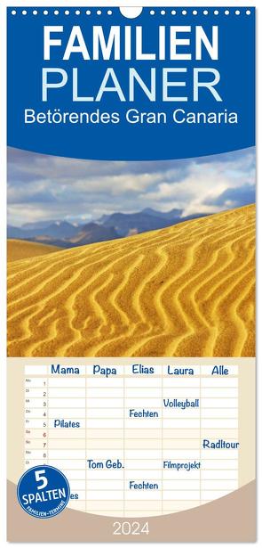 Familienplaner 2024 – Betörendes Gran Canaria mit 5 Spalten (Wandkalender, 21 x 45 cm) CALVENDO von M. Laube,  Lucy