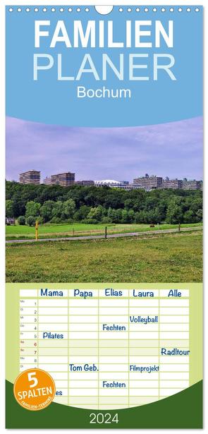 Familienplaner 2024 – Bochum mit 5 Spalten (Wandkalender, 21 x 45 cm) CALVENDO von Reschke,  Uwe