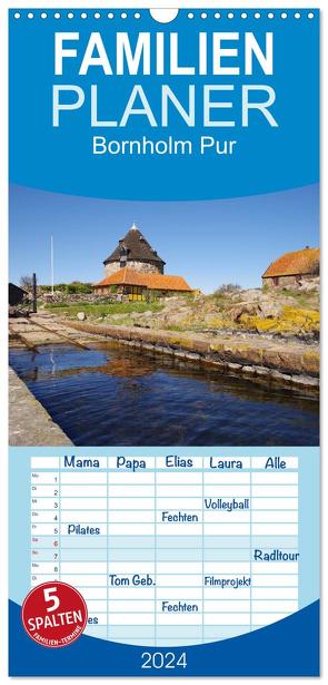 Familienplaner 2024 – Bornholm Pur mit 5 Spalten (Wandkalender, 21 x 45 cm) CALVENDO von Prescher,  Werner