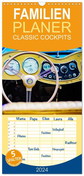 Familienplaner 2024 – CLASSIC COCKPITS – Funktionale Kunstwerke aus einer anderen Zeit mit 5 Spalten (Wandkalender, 21 x 45 cm) CALVENDO von Hartmann,  Gregor