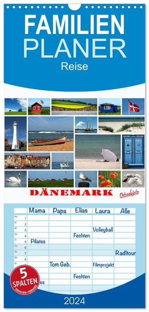 Familienplaner 2024 – Dänemark – Ostseeküste mit 5 Spalten (Wandkalender, 21 x 45 cm) CALVENDO von Carina-Fotografie,  Carina-Fotografie