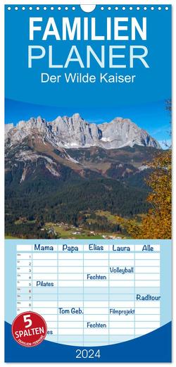 Familienplaner 2024 – Der Wilde Kaiser, das Kletterparadies bei Kitzbühel mit 5 Spalten (Wandkalender, 21 x 45 cm) CALVENDO von Überall,  Peter