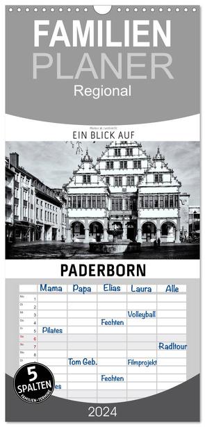 Familienplaner 2024 – Ein Blick auf Paderborn mit 5 Spalten (Wandkalender, 21 x 45 cm) CALVENDO von W. Lambrecht,  Markus