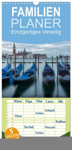 Familienplaner 2024 – Einzigartiges Venedig mit 5 Spalten (Wandkalender, 21 x 45 cm) CALVENDO von Stefan Bartl,  Guenter