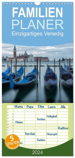 Familienplaner 2024 – Einzigartiges Venedig mit 5 Spalten (Wandkalender, 21 x 45 cm) CALVENDO von Stefan Bartl,  Guenter