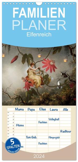 Familienplaner 2024 – Elfenreich mit 5 Spalten (Wandkalender, 21 x 45 cm) CALVENDO von Pfeifer,  Yvonne