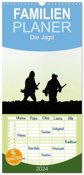 Familienplaner 2024 – Emotionale Momente: Die Jagd. mit 5 Spalten (Wandkalender, 21 x 45 cm) CALVENDO von Gerlach GDT,  Ingo