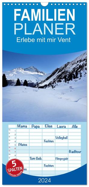 Familienplaner 2024 – Erlebe mit mir Vent mit 5 Spalten (Wandkalender, 21 x 45 cm) CALVENDO von Büscher,  Nadine