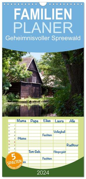 Familienplaner 2024 – Geheimnisvoller Spreewald mit 5 Spalten (Wandkalender, 21 x 45 cm) CALVENDO von Rix,  Veronika