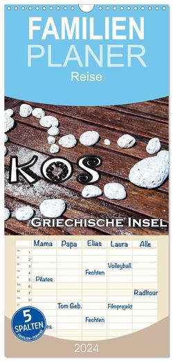 Familienplaner 2024 – Griechische Insel Kos mit 5 Spalten (Wandkalender, 21 x 45 cm) CALVENDO von Schwarze,  Nina