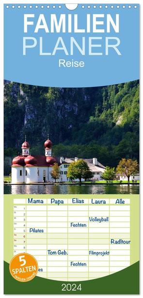 Familienplaner 2024 – Grüß Gott am Königssee mit 5 Spalten (Wandkalender, 21 x 45 cm) CALVENDO von Wilczek,  Dieter-M.