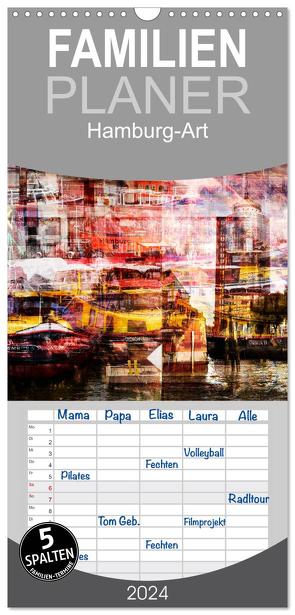 Familienplaner 2024 – Hamburg-Art mit 5 Spalten (Wandkalender, 21 x 45 cm) CALVENDO von Jordan,  Karsten